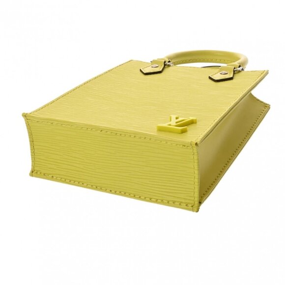 LOUIS VUITTON Epi Petit Sac Plat 2WAY Jaune Sedra - Picture 5 of 12
